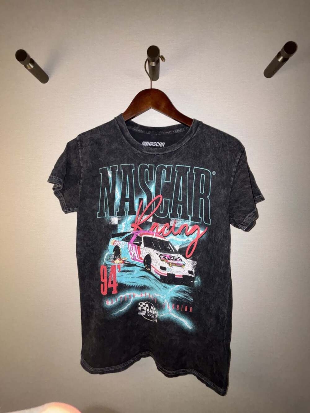 NASCAR Racing '94 Daytona Beach Florida Acid Wash T-Shirt
